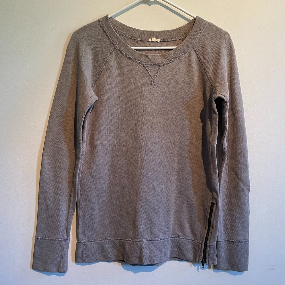 J Crew Zip Up thermal top sweater